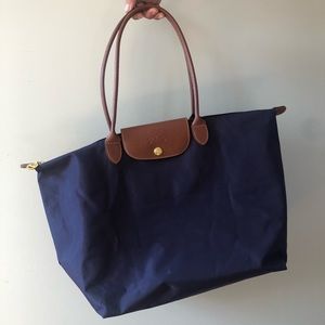 LONGCHAMP - Large Le Pliage Tote - Aubergine